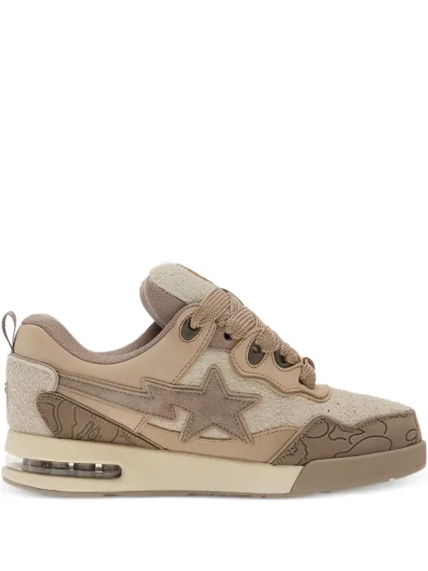 A BATHING APE® star appliqué flip trainers