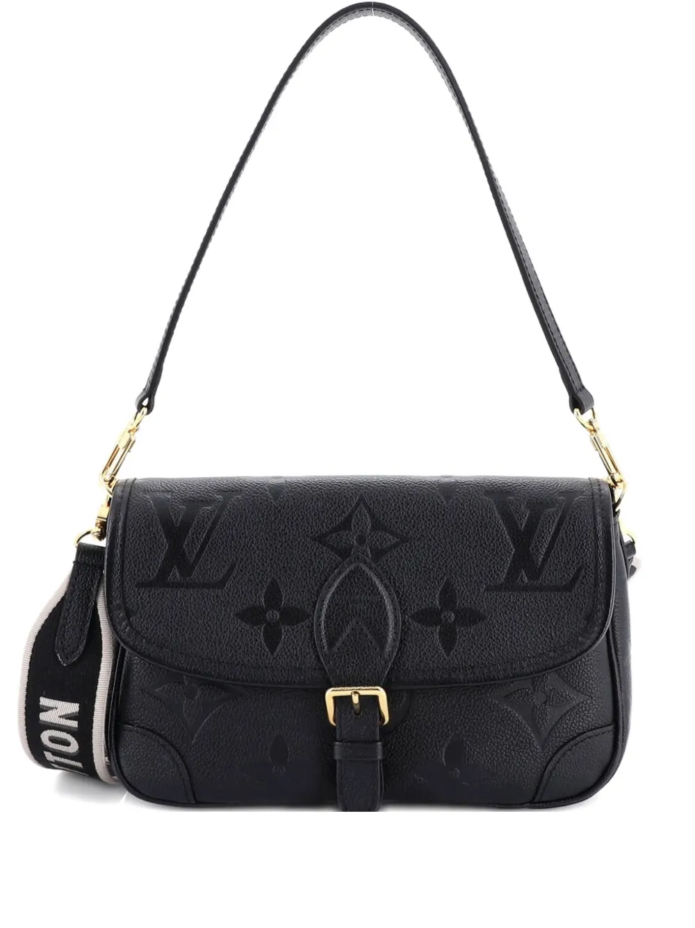 Louis Vuitton Pre-Owned Diane NM Handbag Monogram Empreinte Giant shoulder bag - Nero