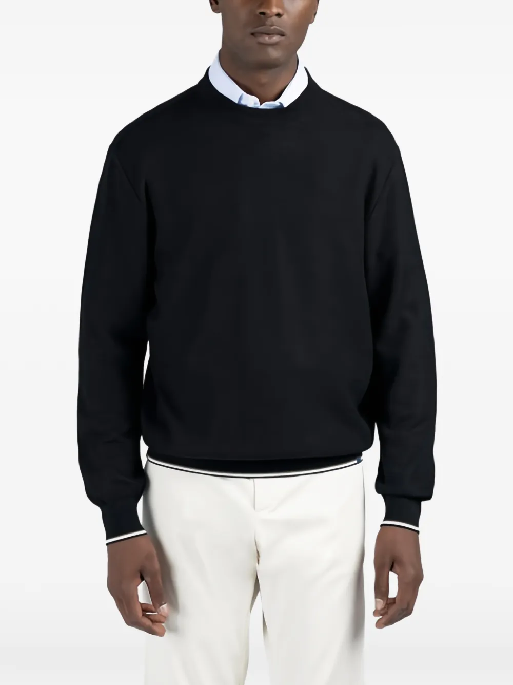 Paul & Shark crew-neck sweater - Zwart