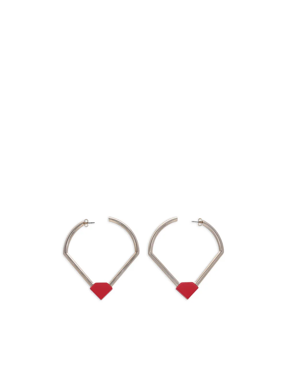 Etro Vintage geometric earrings - Argento