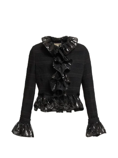 Elie Saab sequin-embellishment jacket