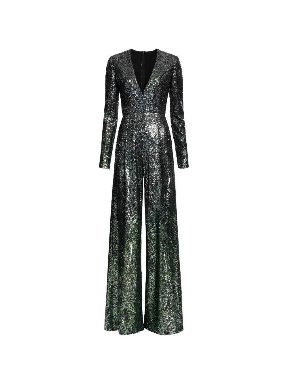Elie Saab Tuta intera con scollo a V - Verde