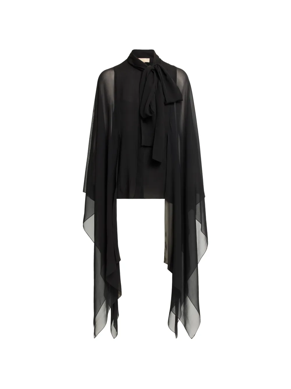 Elie Saab Camicia con fiocco - Nero