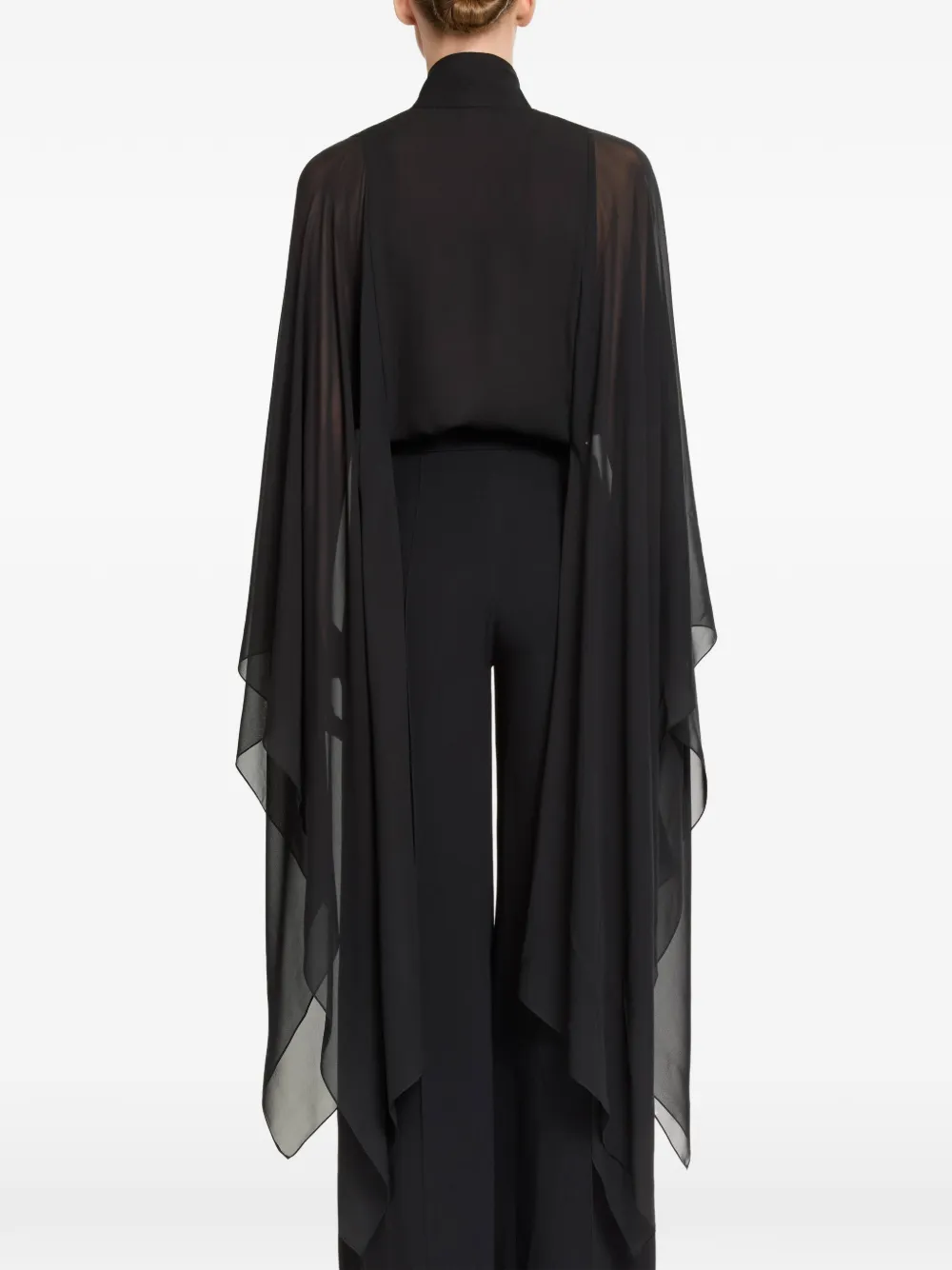  Elie Saab Bow-tie Shirt - Black 