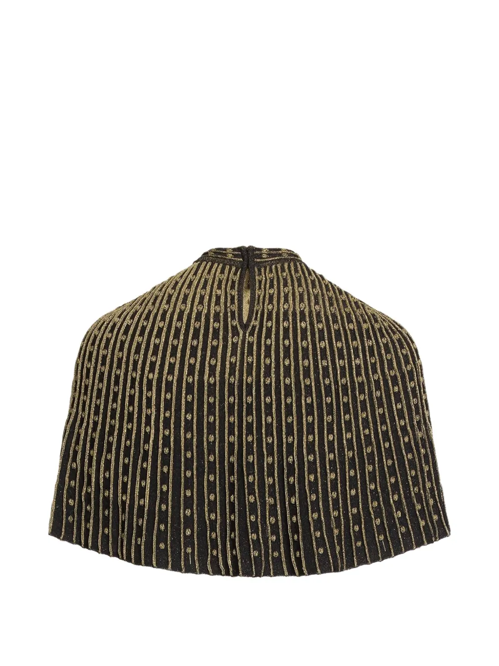 Elie Saab Poncho met col Zwart