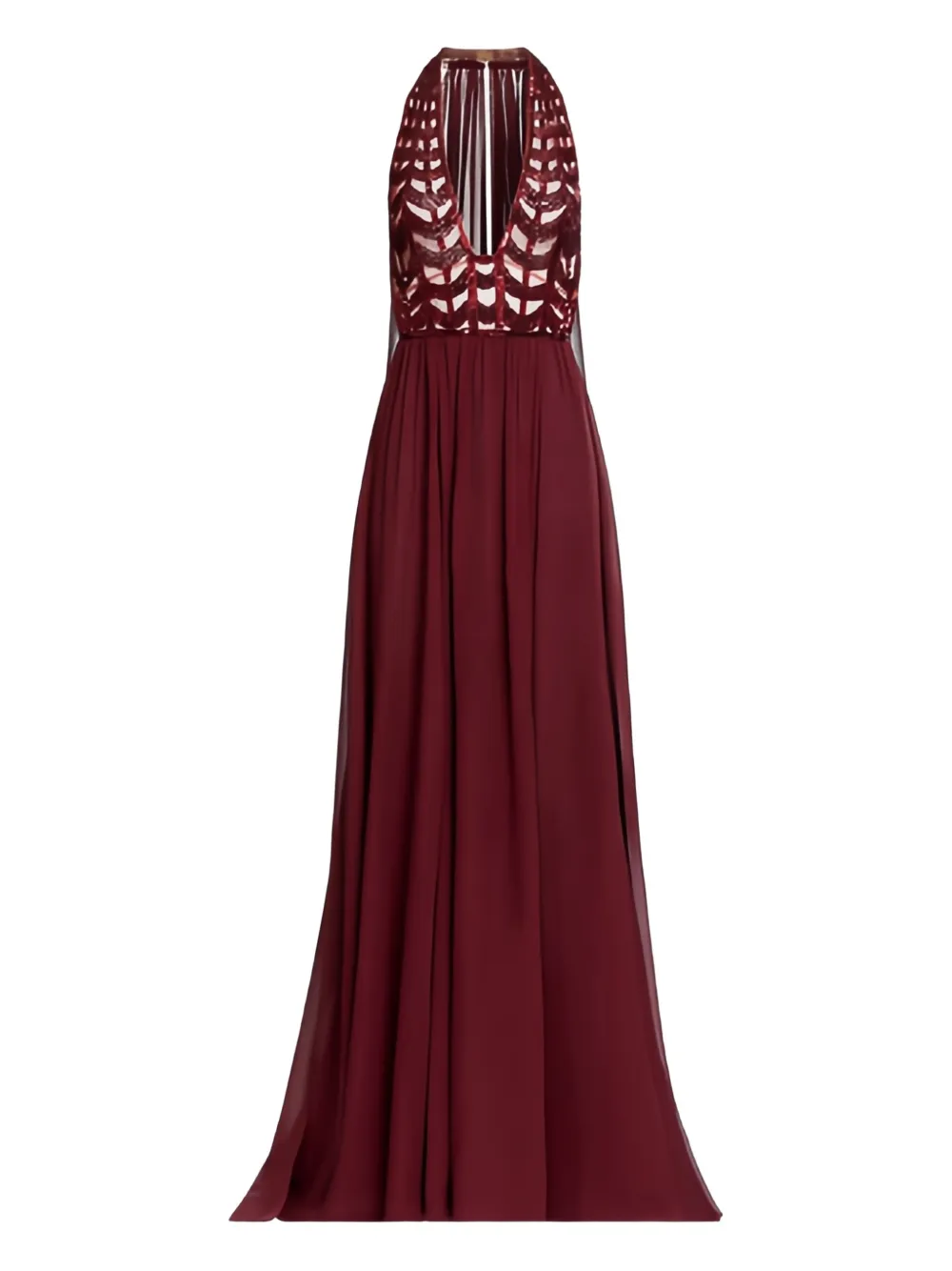 Elie Saab Abito con decorazione Elie Saab - Burgundy bliss