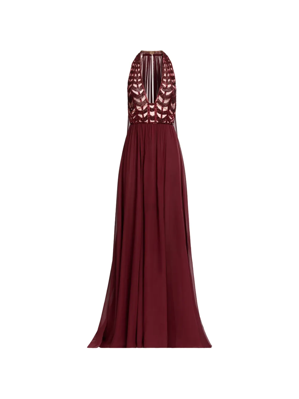 Elie Saab Abito con decorazione Elie Saab - Burgundy bliss