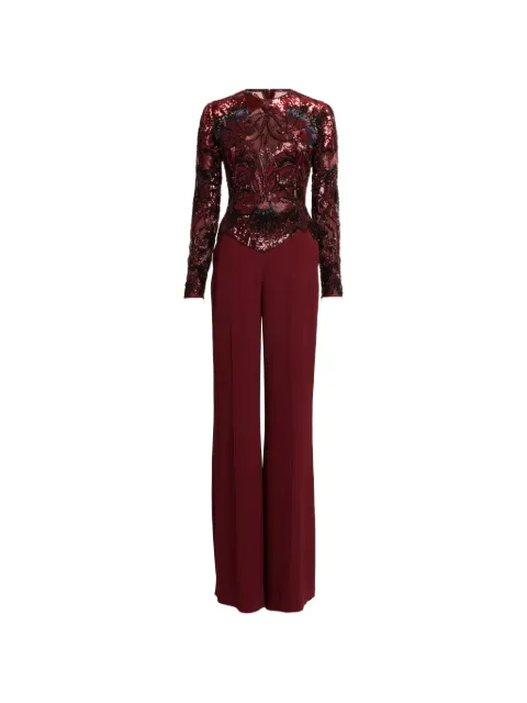 Elie Saab combinaison à perles brodées