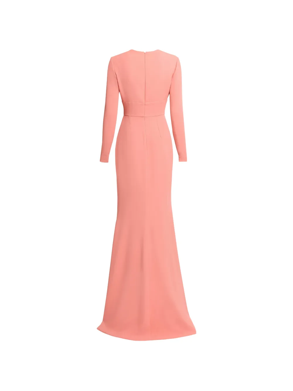 Elie Saab Maxi-jurk met strikdetail en V-hals Roze