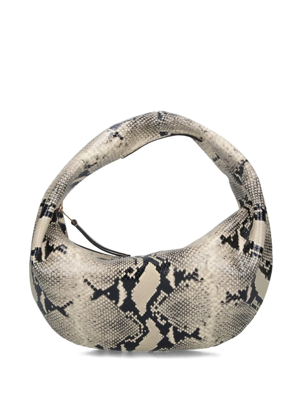 KHAITE medium Olivia snakeskin-pattern shoulder bag - Toni neutri