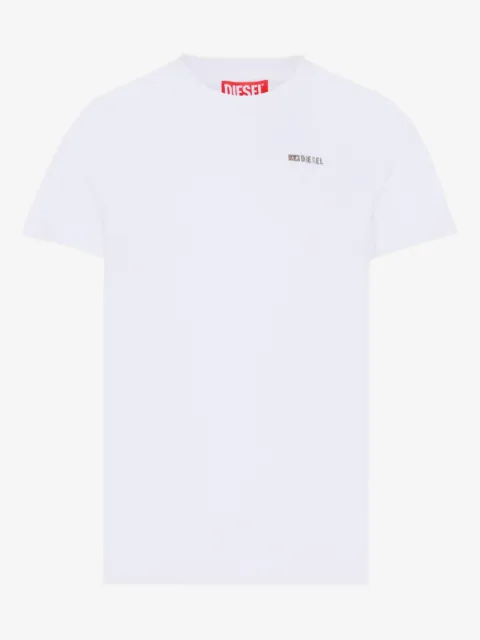 Diesel Kids Camiseta Tjustr7 mangas curtas com logo