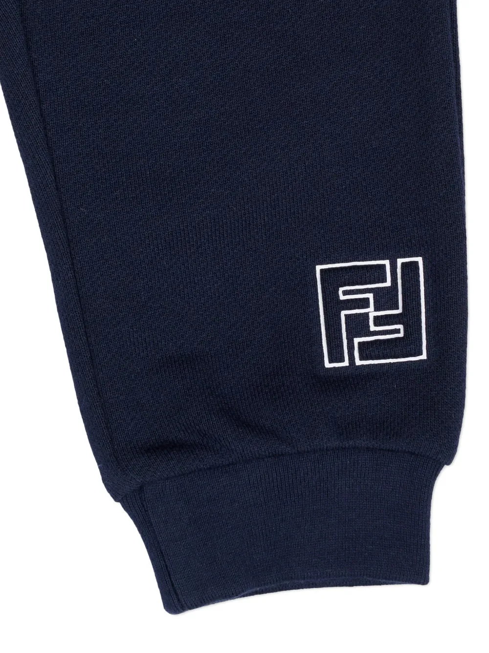  Fendi Kids Logo Track Pants - Blue 