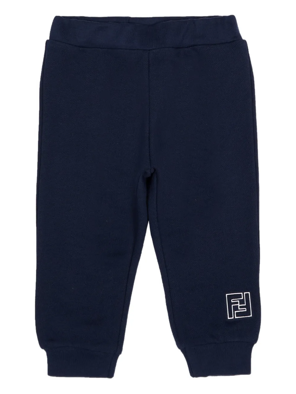 Fendi Kids logo track pants - Blu