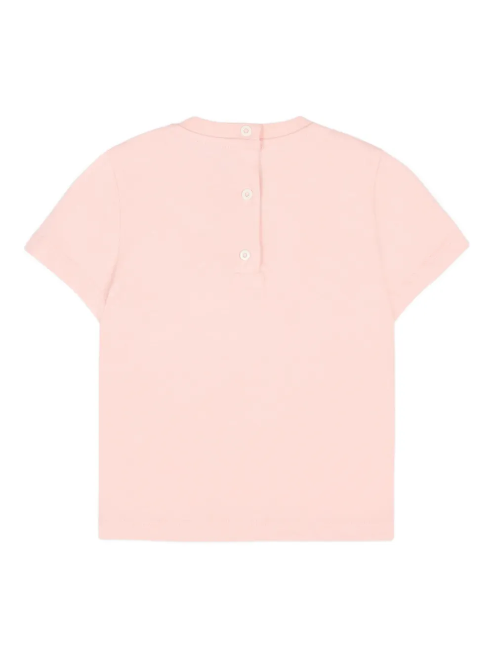 Fendi Kids logo T-shirt - Roze