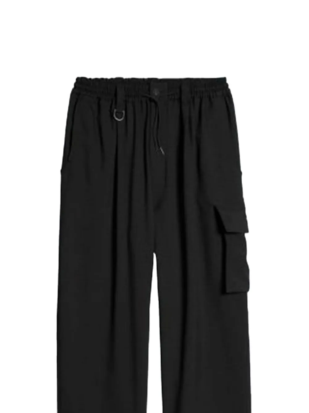 Y-3 elasticated-waist cargo pants - Zwart