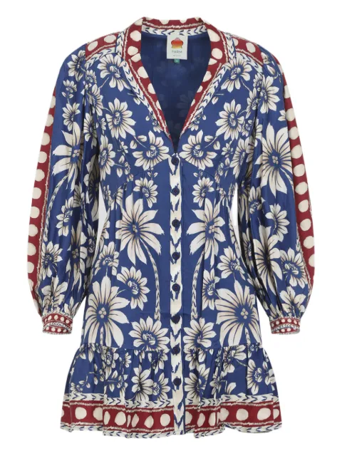 FARM Rio vestido con botones y estampado floral