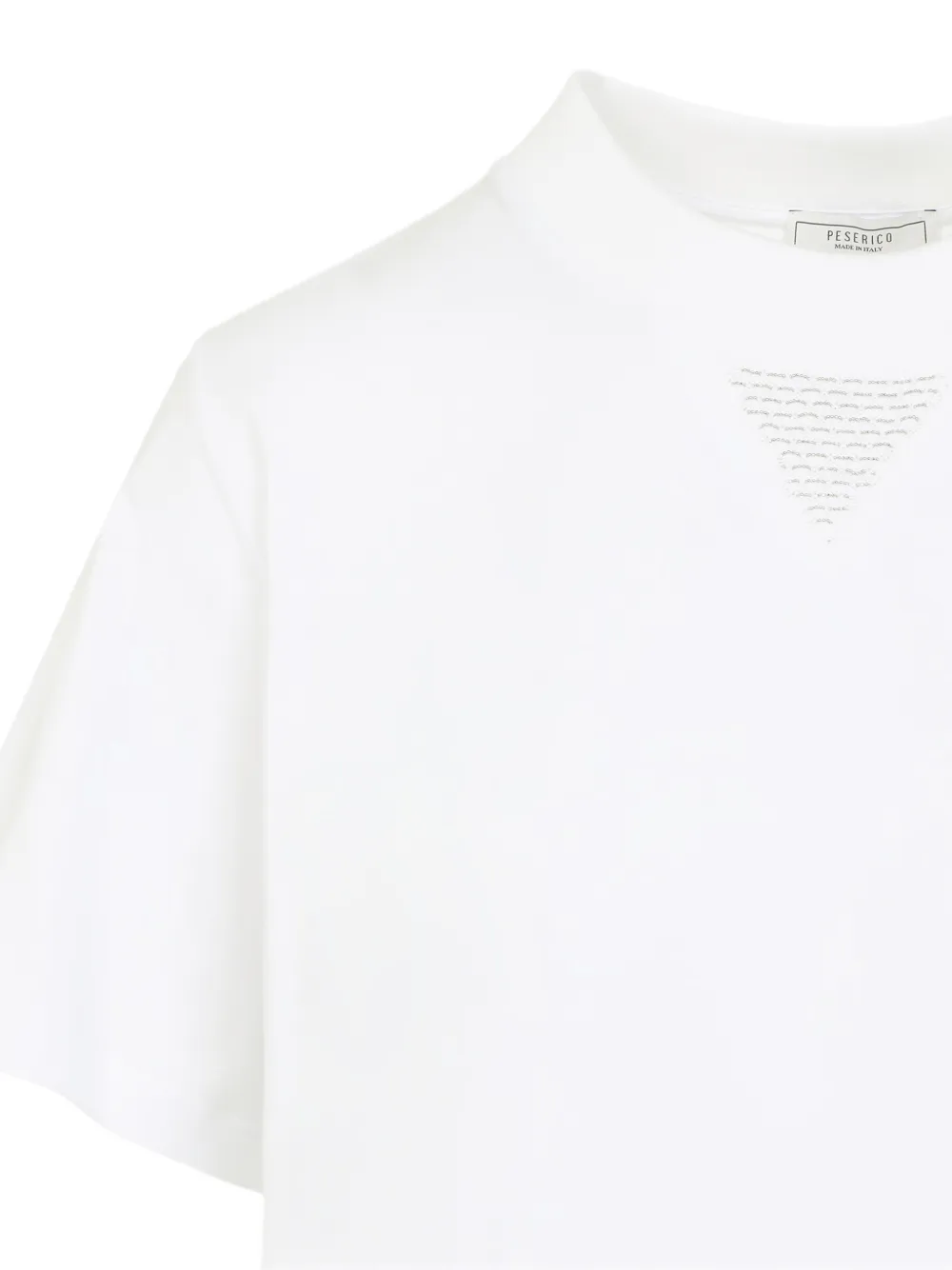 Peserico T-shirt met ronde hals Wit