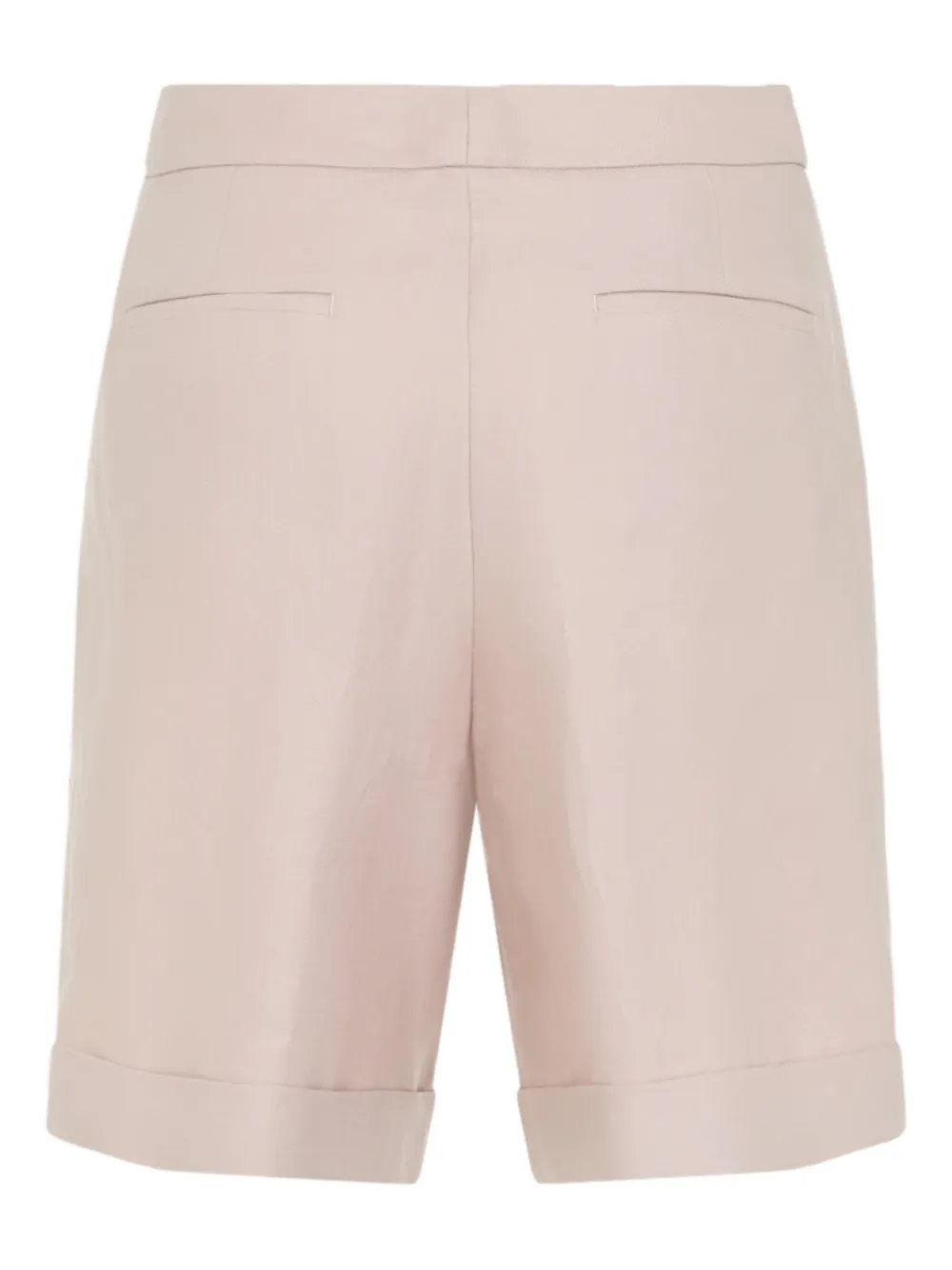 Peserico pleat-detail shorts - Roze