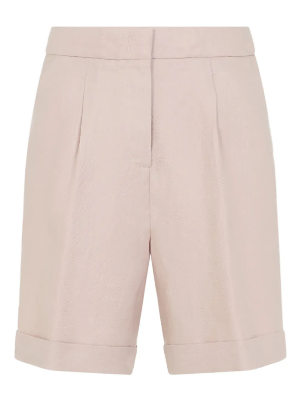 Peserico pleat-detail shorts - Rosa