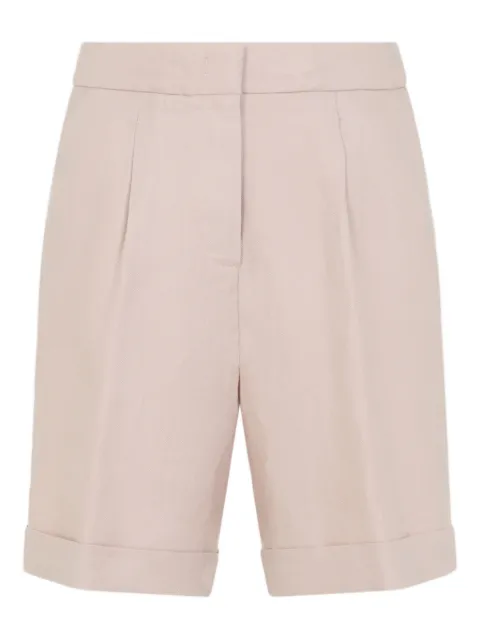 Peserico pleat-detail shorts