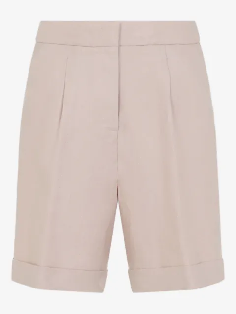 Peserico pleat-detail shorts