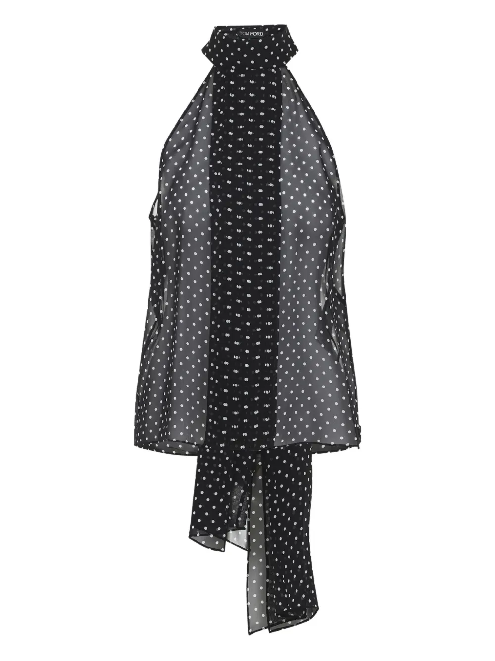 TOM FORD polka-dot blouse - Black