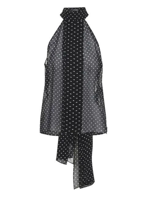 TOM FORD polka-dot blouse