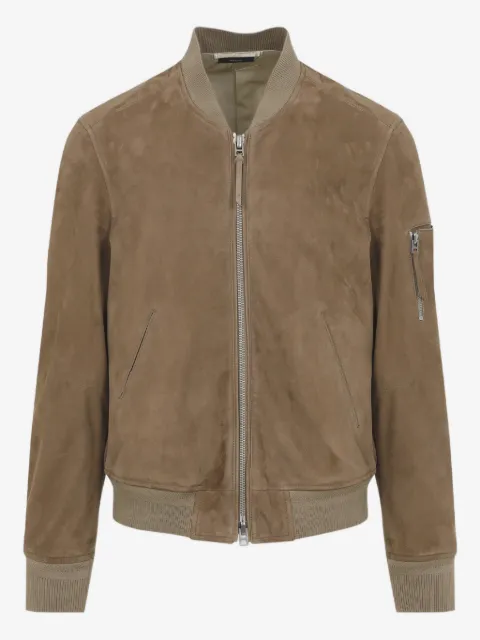 TOM FORD Wildlederjacke mit Reißverschluss
