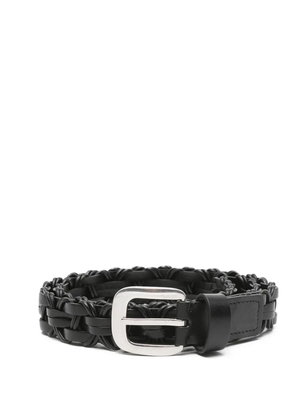 The Row Cord leather belt - Black