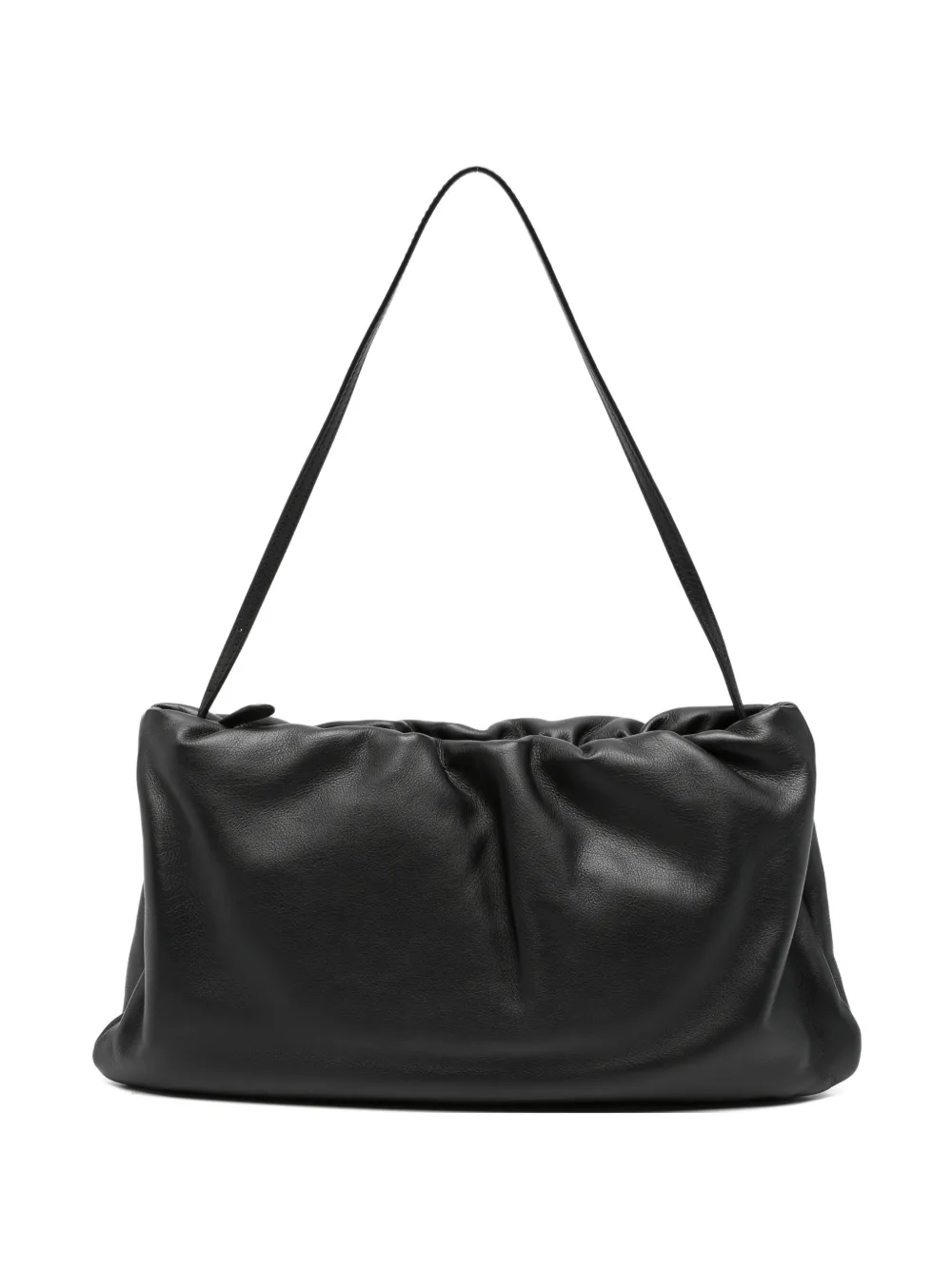 The Row leather shoulder bag - Nero