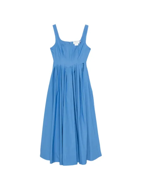 Sportmax robe longue Giro évasée à encolure carrée