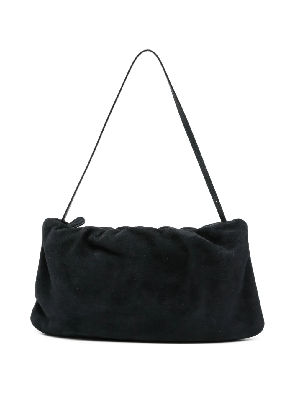 The Row XL Bourse leather shoulder bag - Blu
