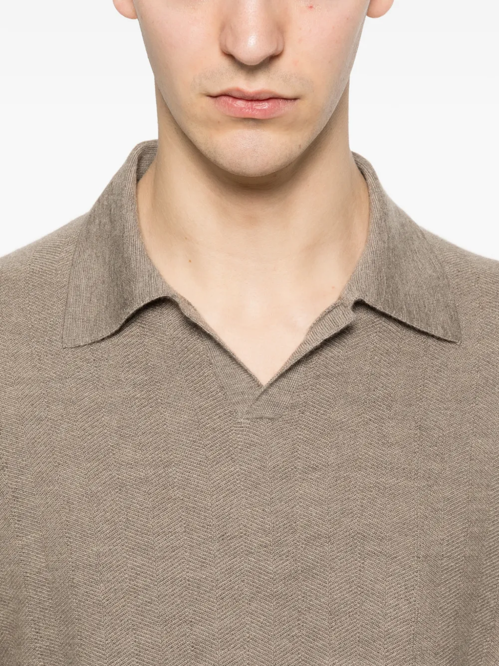 The Row Morand kasjmier T-shirt Bruin