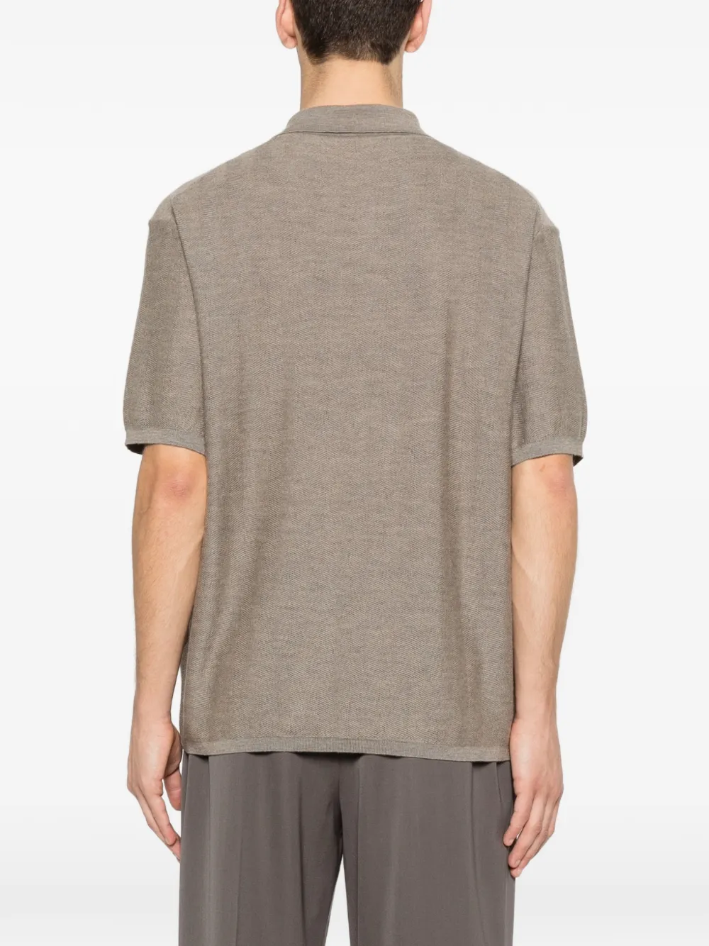 The Row Morand kasjmier T-shirt Bruin
