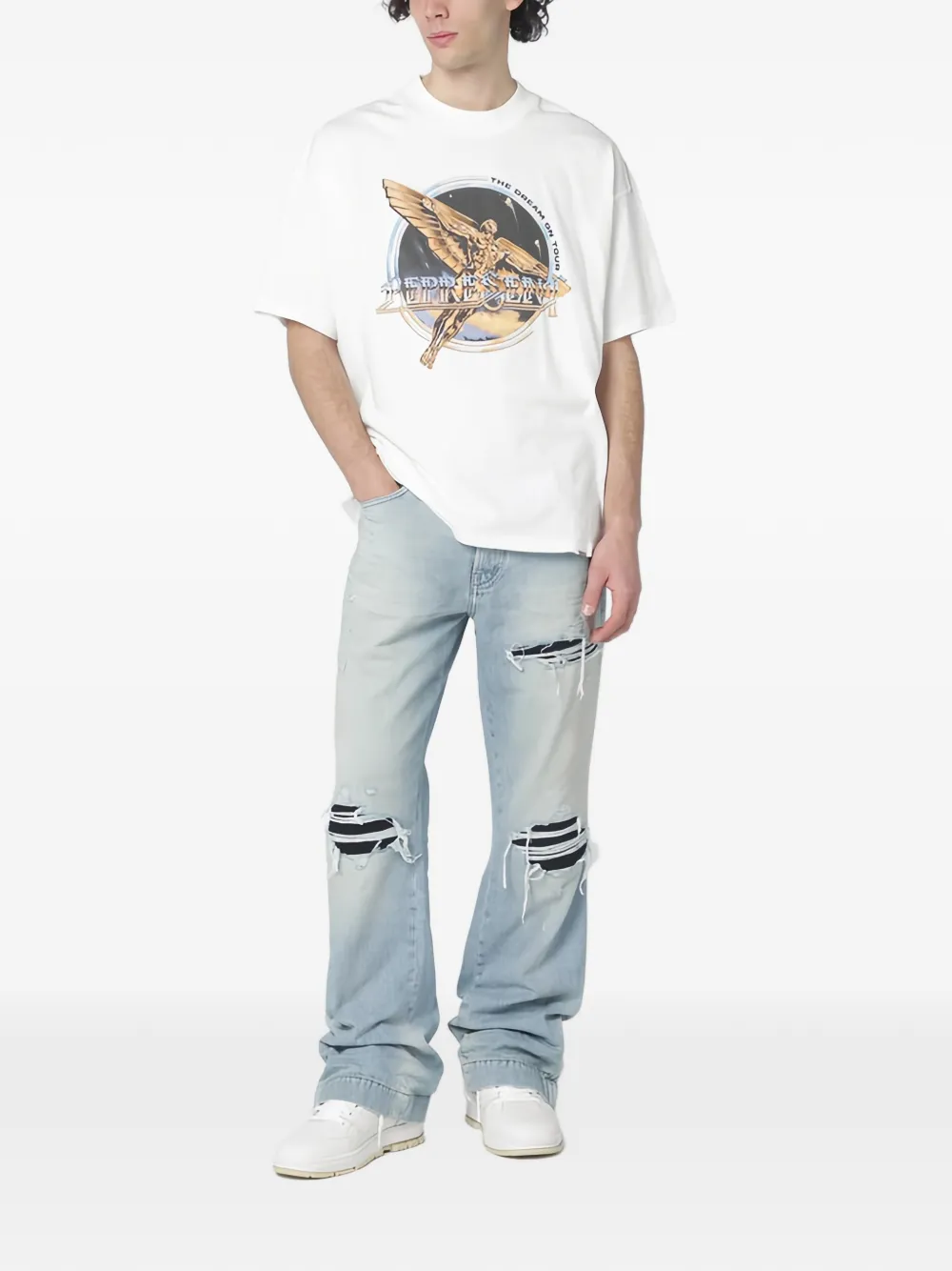 Represent Golden Tour T-shirt - Wit