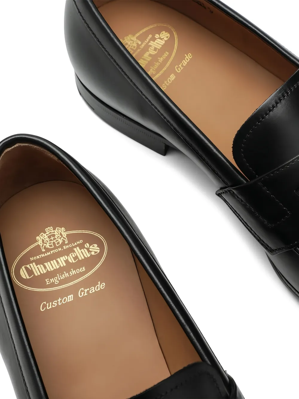 Church's Heswall loafers met penny-bandje Zwart