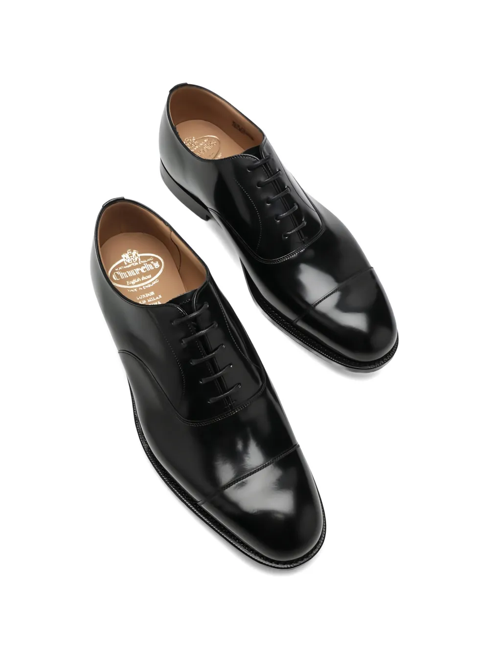 Church's Leren Oxford schoenen Zwart