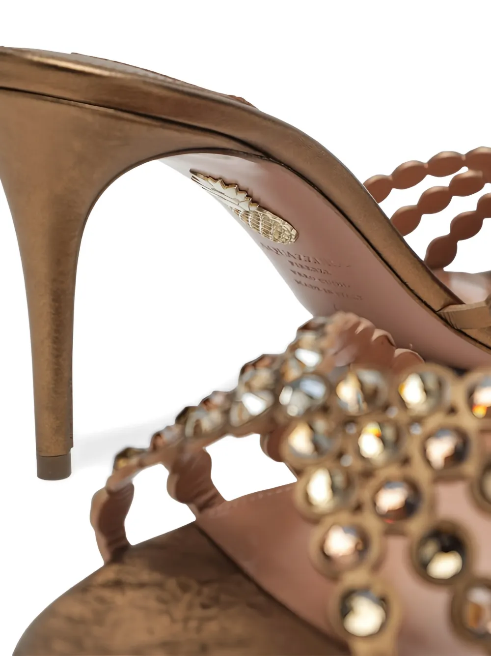 Aquazzura Tequila embellished sandals Bruin