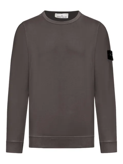 Stone Island compass logo long-sleeve sweatshirt