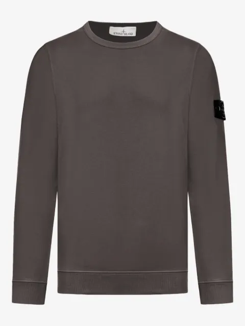 Stone Island 6100060 organic cotton fleece sweater