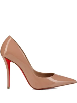 Christian Louboutin 100mm Miss Z Leather pointed-toe Pumps