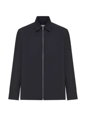 DRIES VAN NOTEN ジップアップ シャツ | ブラック | FARFETCH JP