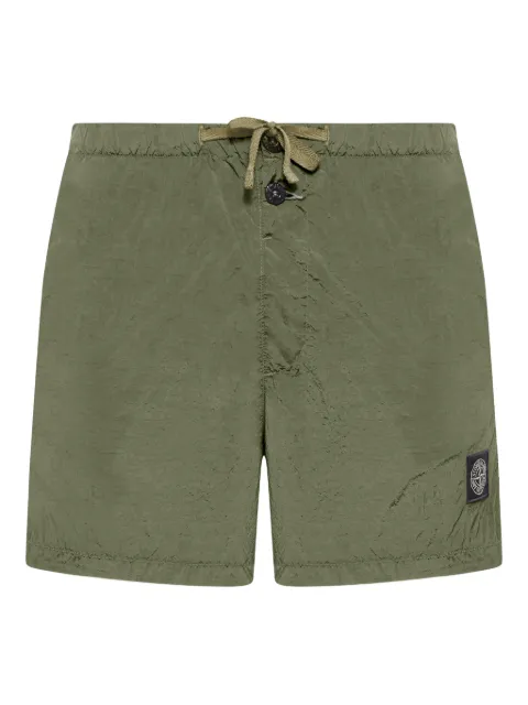 Stone Island drawstring patch shorts
