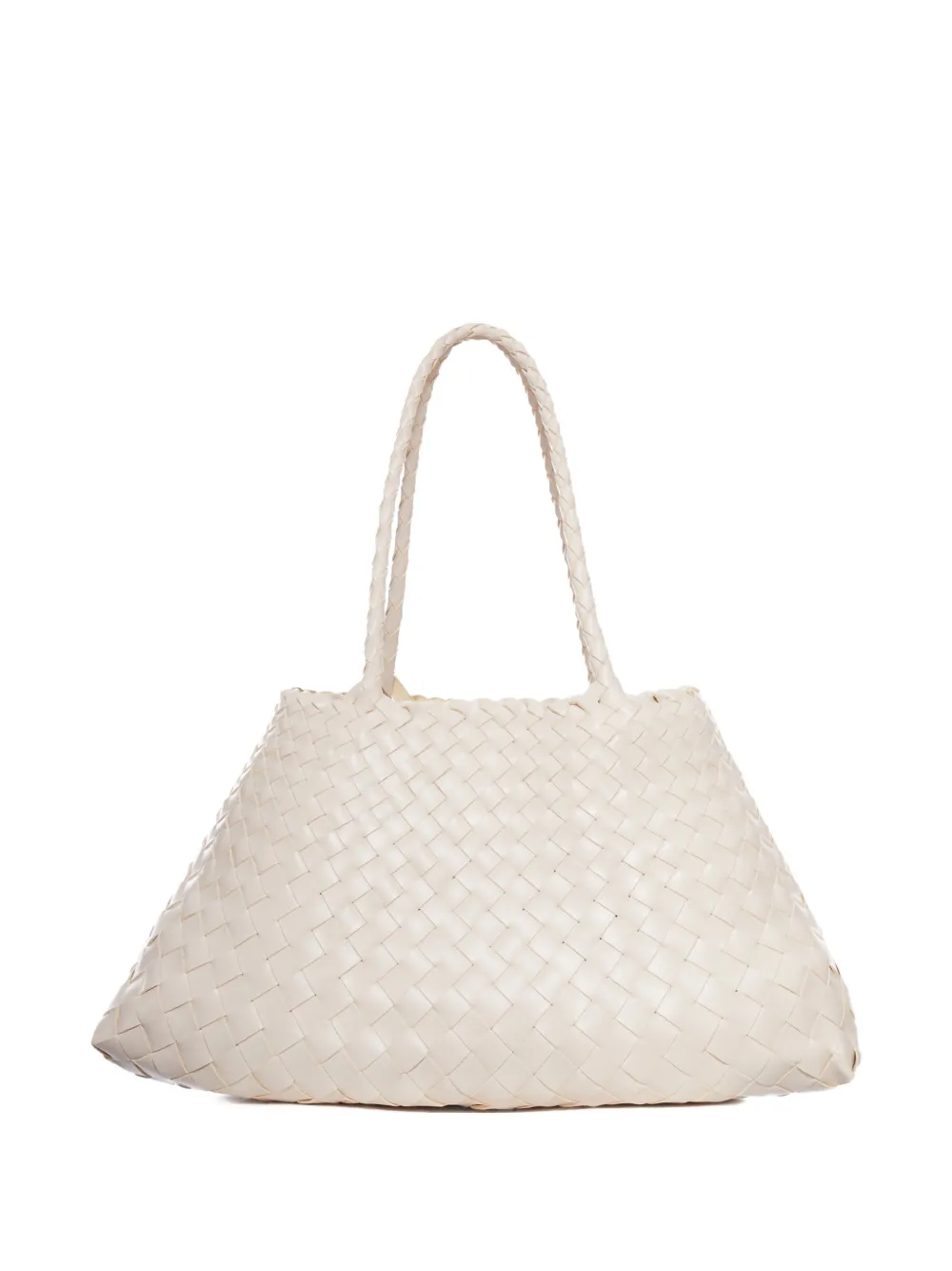 Dragon Diffusion Big Santa Croce Braided-handle Tote Bag In Neutral