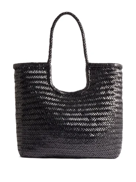 DRAGON DIFFUSION NS Diagonal Triple Jump handwoven tote bag