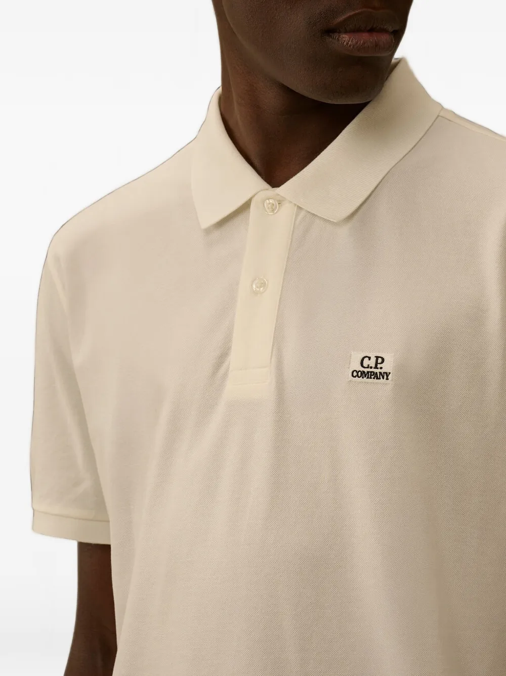 C.P. Company Poloshirt met logo Wit