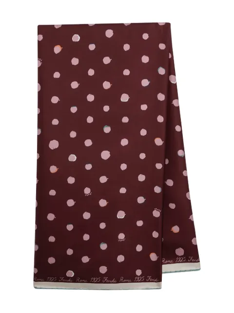 FENDI Falena Dots foulard scarf