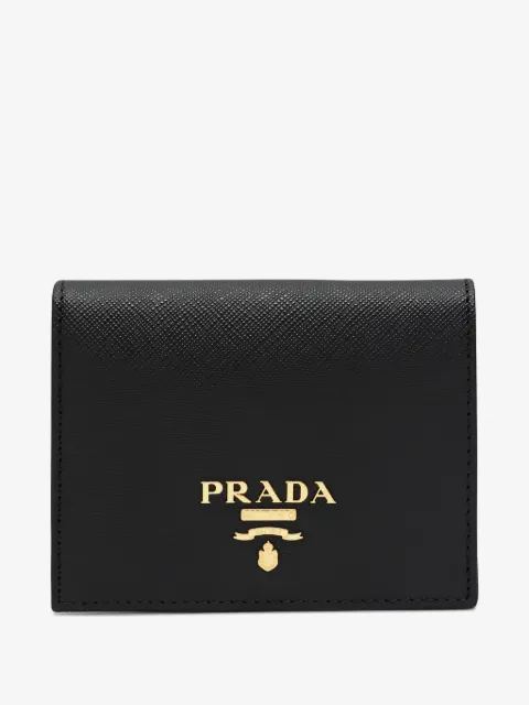 Prada Kleines Portemonnaie aus Saffiano-Leder