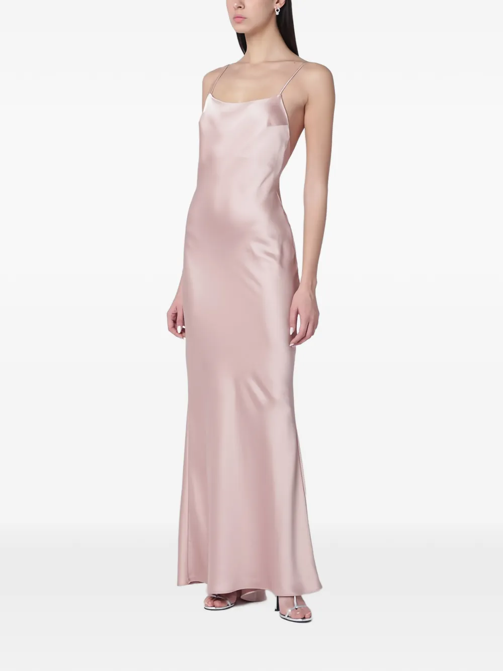 THE ANDAMANE Ninfea slip maxi dress - Rosa