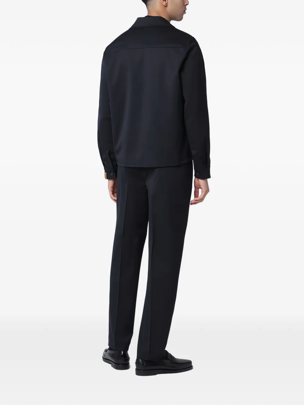  Santaniello Zip Single-breasted Suit - Black 